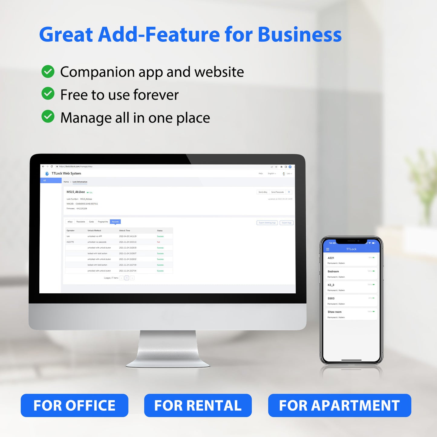 Smart Lock,CATCHFACE Fingerprint Door Lock,G01PL Pro Smart Door Lock(Satin Nickel)
