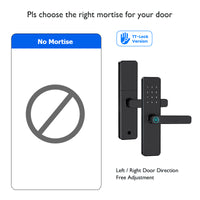 Bluetooth TTLock App Fingerprint Door Lock Code Card Key Touch Screen Smart Door Lock Security Digital Electronic Lock For Home - 7