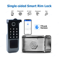 TTLock WIFI Version Double Side Fingerprint Waterproof Outdoor Gate Passcode Rfid Card Keyless Smart Door Lock - 8