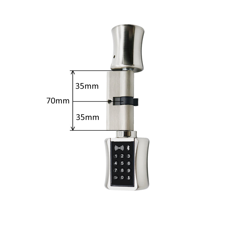 TTlock Bluetooth Smart Cylinder Lock WIFI security wireless Electronic Digital APP Keypad Code RFID Card Keyless Lock