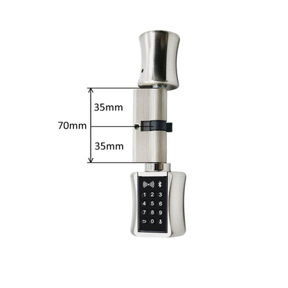 TTlock Bluetooth Smart Cylinder Lock WIFI security wireless Electronic Digital APP Keypad Code RFID Card Keyless Lock