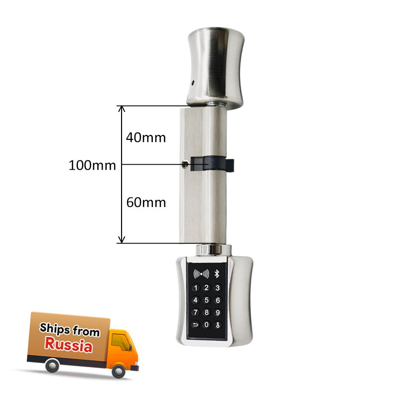 TTlock Bluetooth Smart Cylinder Lock WIFI security wireless Electronic Digital APP Keypad Code RFID Card Keyless Lock