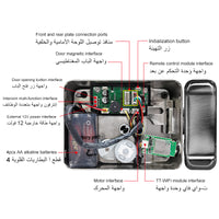 TTLock WIFI Version Double Side Fingerprint Waterproof Outdoor Gate Passcode Rfid Card Keyless Smart Door Lock - 7