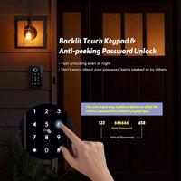 Smart Box Lock,CATCHFACE Key Lock Box Wireless Lock Box with App and Share ekey Bluetooth Key Lockbox Door Handle Biometric Lockbox Wall Mounted Smart lockbox for Apartment Realtor Office Home[New] - 7