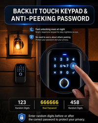 [New]Smart Lock Box,CATCHFACE Wireless Smart Key Lock Box App Control,Share eKey,Key Lockbox Wall Mount&Door Handle,Electronic LockBox Realtor/Home/Office/Warehouse/Vrbo/Cars - 2
