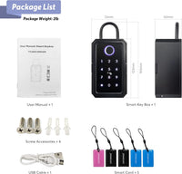 Smart Box Lock,CATCHFACE Key Lock Box Wireless Lock Box with App and Share ekey Bluetooth Key Lockbox Door Handle Biometric Lockbox Wall Mounted Smart lockbox for Apartment Realtor Office Home[New] - 8