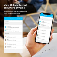 Smart Box Lock,CATCHFACE Key Lock Box Wireless Lock Box with App and Share ekey Bluetooth Key Lockbox Door Handle Biometric Lockbox Wall Mounted Smart lockbox for Apartment Realtor Office Home[New] - 6