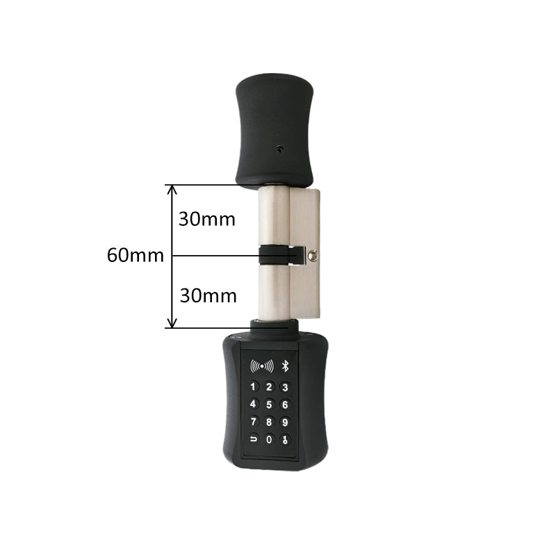 TTlock Bluetooth Smart Cylinder Lock WIFI security wireless Electronic Digital APP Keypad Code RFID Card Keyless Lock