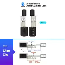 Catchfcae New Adjustable Replacement TTLock APP Fingerprint FRID Card Password Cylinder Electronic Smart Door Lock Digital