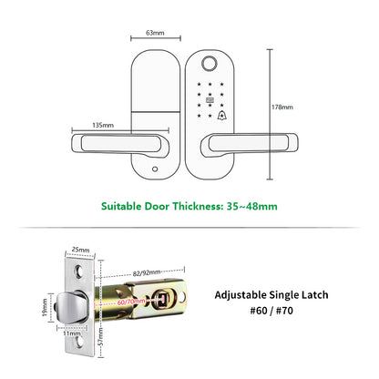 TFX1 Smart Lock Tuya