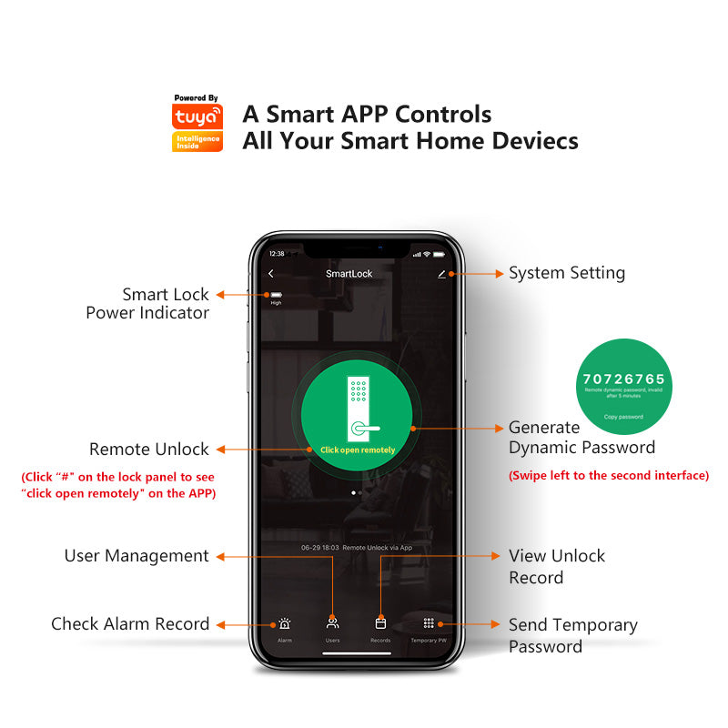 TFX1 Smart Lock Tuya