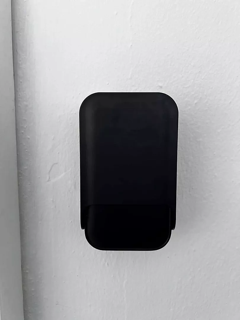 CATCHFACE K5 smart key box closed on a customer wall